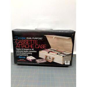 Vintage Designer Dual Purpose Cassette Case New Sealed Made in the USA